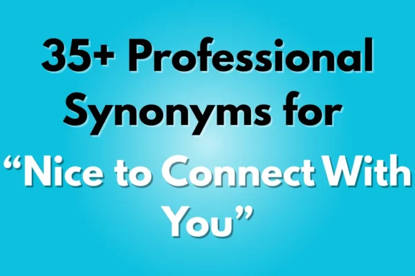 Nice to Connect With You