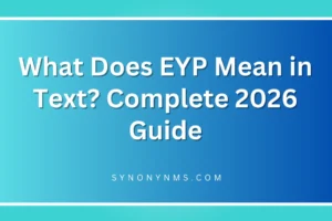 EYP Mean in Text