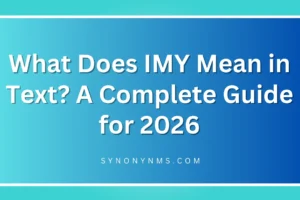 IMY Mean in Text