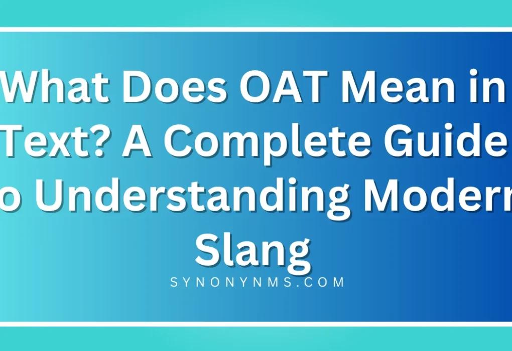 OAT Mean in Text