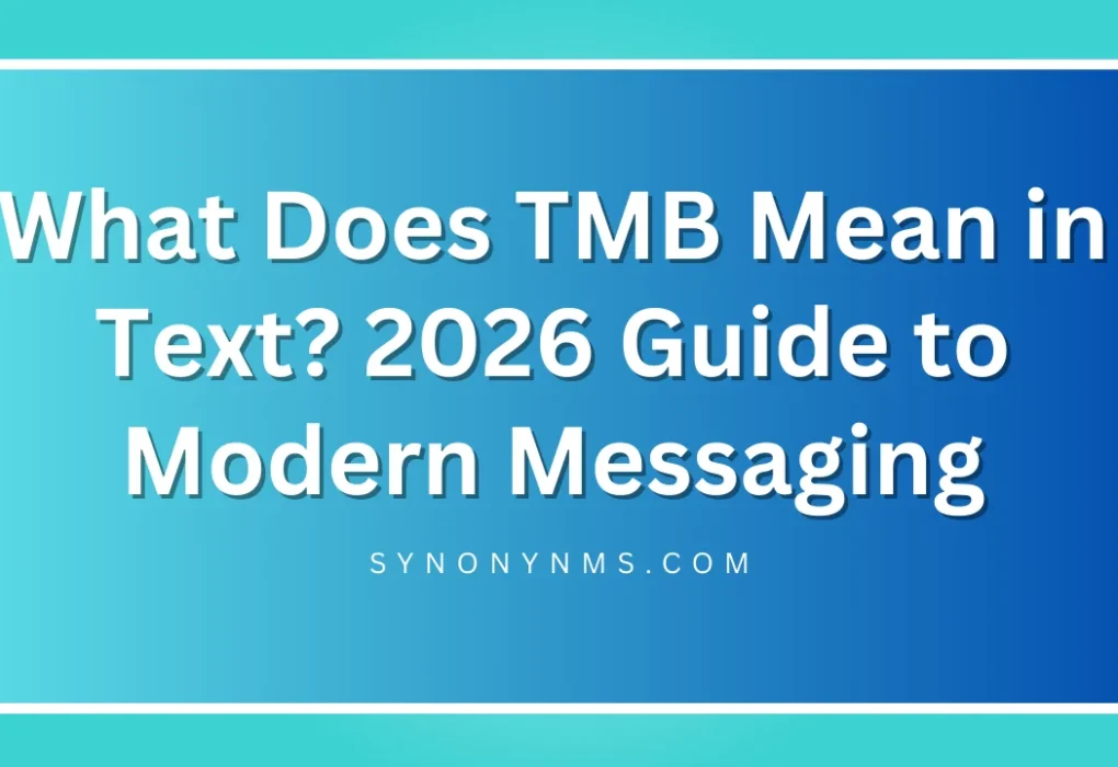 TMB Mean in Text