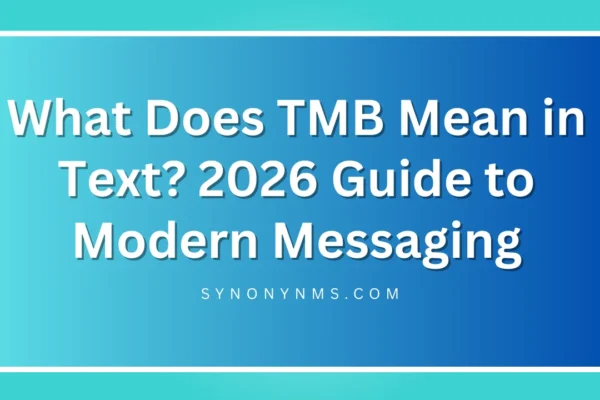 TMB Mean in Text