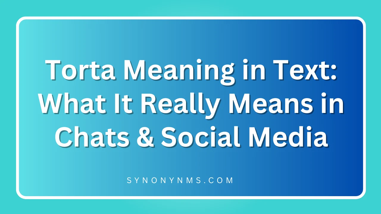 Torta Meaning in Text