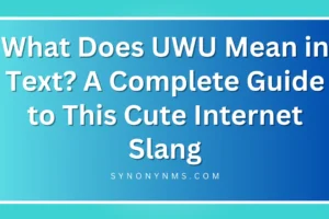 UWU Mean in Text