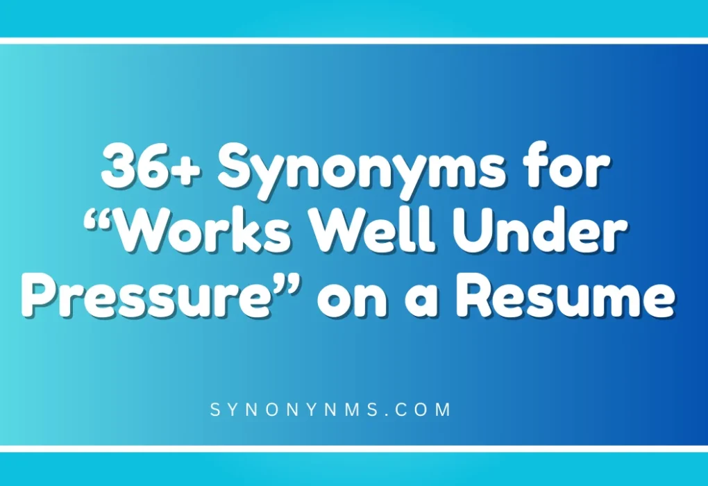 Works Well Under Pressure