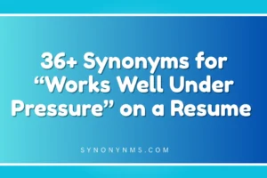 Works Well Under Pressure