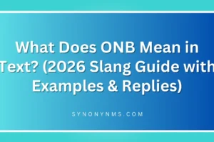 ONB Mean in Text