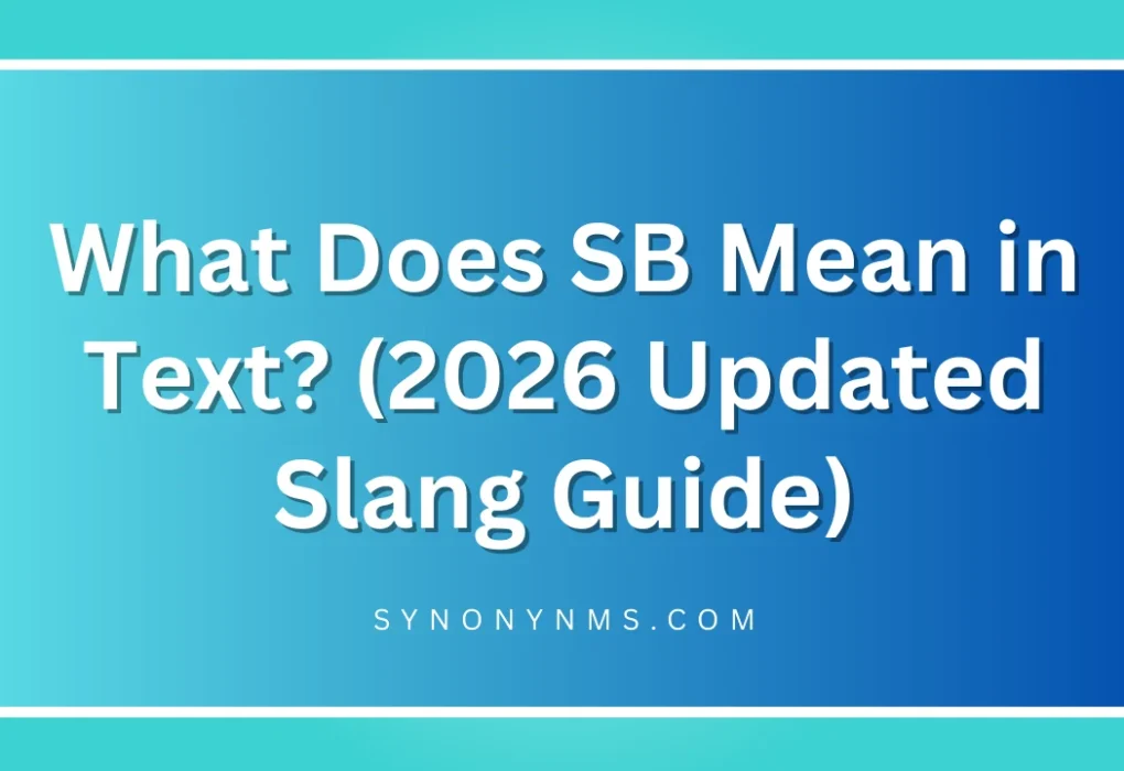 SB Mean in Text