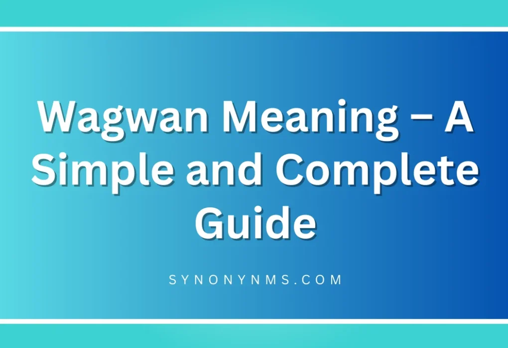 Wagwan Meaning
